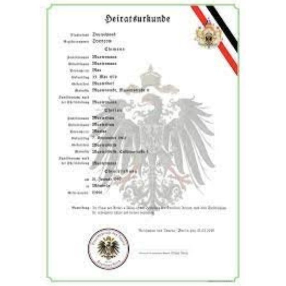 CERTIFIED TRANSLATION OF MARRIAGE CERTIFICATE